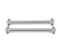 RC Arbre D'entraînement Pour HSP Hi Speed Pour Redcat Pour Losi Pour HPI Pour Axial 1/16 1/18 RC Voiture Arbre Transmission Avant Arrière Alliage 46 Mm 580027 Pour Himoto(Silver)