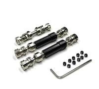 RC Arbre D'entraînement Pour MN128 MN86 MN86S MN86K MN86KS MNG500 1/12 RC Car Upgrade Parts Accessories 3pcs Metal Drive Shaft CVD Driveshaft(Black)