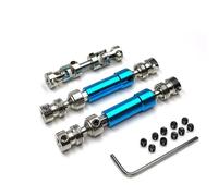 RC Arbre D'entraînement Pour MN128 MN86 MN86S MN86K MN86KS MNG500 1/12 RC Car Upgrade Parts Accessories 3pcs Metal Drive Shaft CVD Driveshaft(Blue)