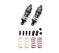 Rc Auto Amortisseur Pour 63 Mm 1/10 1 Paire Amortisseurs Hydrauliques Métalliques Voiture Télécommandée Rouge Plate Pour Pièces Et Accessoires Rechange Course Et Drift