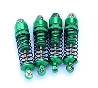 Rc Auto Amortisseur pour Arrma pour Granite pour Grom pour Typhon pour Mojave 1/18 1/14 4 Pièces Damortisseurs Avant Arrière Métal pour Pièces Mise À Niveau(Green)