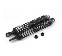 Rc Auto Amortisseur pour HSP pour HPI pour Axial pour Losi 1/8 2 Pièces Amortisseurs en Aluminium 140 Mm pour Buggy Camion Voiture Améliorées Réglables À l'huile(Titanium)