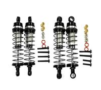 Rc Auto Amortisseur pour Losi 1/18 pour Mini-T 2.0 1/16 pour Mini-B Amortisseurs Avant Et Arrière en Métal Pièces De Mise À Niveau pour Camions RC Noir