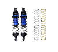 Rc Auto Amortisseur pour Traxxas pour Mini pour MAXX 107154-1 Alliage Avant/arrière Réglable pour Amortisseur À Ressort 87 Mm(Blue)