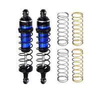 Rc Auto Amortisseur pour Traxxas pour Mini pour Maxx Monster Truck 107154-1 GPM 3760 10765 Amortisseur Avant Arrière Alliage Métallique 7075 87mm Pièces Mise À Niveau Voiture RC(Blue)