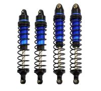 Rc Auto Amortisseur pour Traxxas pour Slash 4x4 pour Arrma pour Senton 4WD pour Typhon 1/10 Amortisseurs Avant Et Arrière en Métal pour Voitures RC Pièces Mise À Niveau(Blue FR)