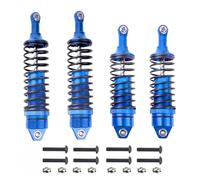 Rc Auto Amortisseur pour Traxxas pour Slash pour Stampede pour Rustler pour VXL pour Rally 4X4 1/10 RC Car Entièrement en Métal Amortisseur Avant Et Arrière(Blue)