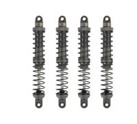 Rc Auto Amortisseur pour Traxxas pour Trx4 pour Trx6 pour Axial Force SCX10 Alliage pour Ghost Rr10 1/10 4 Pièces Amortisseurs Double Section Aluminium Rc rawler