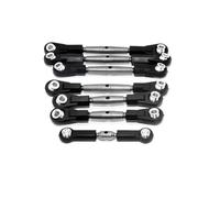 RC Barre de Direction pour Tamiya pour TT02B 1/10 RC, Pièces De Mise À Niveau Voiture, Accessoires, 7, Biellette Direction en Acier, Jeu Tiges Servo
