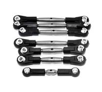 RC Barre de Direction pour Tamiya TT-02B 1/10 RC, Pièces De Mise À Niveau, Accessoires, 7, Biellette Direction en Acier, Jeu Tiges Servo