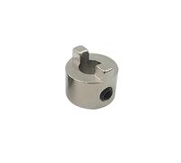 RC Bateau Hélice Drive Dog Adaptateur D’Arbre 3mm 3.17mm 4mm 4.76mm 5mm 6.35mm Coupleur D’Arbre D’Hélice avec Vis De Serrage pour Montage Hélice Bateau RC(3.17mm)