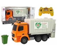RC Benne à ordures Mercedes-Benz Antos Orange Trash