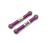 Rc Biellette Pièces Compatible Avec MJX 14209 14210 Pour Hyper Go 1/14 Pièces De Rechange De Voiture Télécommandée Mise À Niveau De La Tige De Direction En Alliage D'aluminium(Purple)