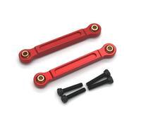 Rc Biellette Pièces Pour ARRMA 1/18 Pour Granite Pour Typhon Pour Grom Biellette De Direction Métal Voiture Télécommandée Pièces Accessoires D'amélioration(Red)