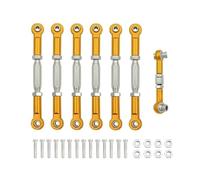 Rc Biellette Pièces Pour Traxxas Pour Slash 4x4 Pour VXL 2WD Pour Rustler Pour Stampede Pour Hoss 1/10 Kit Biellettes Carrossage Pièces Détachées Pour Voitures RC(Yellow)