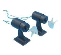 RC Boat Accessories 80w Underwater Motor 12A, Current Underwater Propeller for DIY Remote Control Boat(1xCCW 1xCW Thruster)