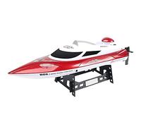 RC Boat High-Speed Boat Night Lights Self-Turning Reset to Fly Racing Boat 2.4G High-Frequency Remote Control Boat Automatic Power Off When Leaving Water Children's Toys (Red)