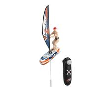RC Boat Remote Control - 2.4Ghz LED Light Sailing System, High Speed Water Adventure Toy Accessory, Outdoor Recreational Vehicle for Kids Ages 8-12 Beach Backyard Lake Fishing Use | Durable Aquatic