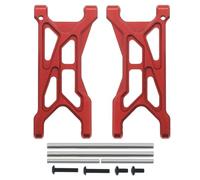 Rc Bras Oscillant pour Arrma 3s pour Mega550 pour Vorteks 1/10 Alliage D'aluminium 2Pièces Suspension Inférieure Arrière Bras A RC Voiture Mise À Niveau Réparation Modifier Pièce(Red)