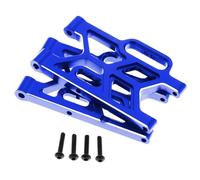 Rc Bras Oscillant pour Arrma pour Mojave 1/8 Alliage D'aluminium Bras Suspension Avant Bleu ARA330789 Amélioration Voiture RC Pièces Rechange Et Réparation Pièces Modification(Blue)