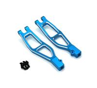 Rc Bras Oscillant Pour FSR Pour Tank Sharks Pour Cheetah Pour Atom Leopard Pour Thunder 1/8 Accessoires Pièces Mise En Métal Voiture Sur Chenilles RC Avant Supérieur Pour Bras Oscillant(Blue)