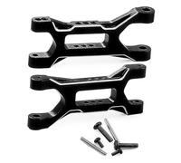 Rc Bras Oscillant pour Losi Micro-B 1/24 Micro-T 2WD pour Buggy 1/28 Amélioration Aluminium Bras Suspension Avant Voitures RC Pièces Réparation Modification Légères(Black)