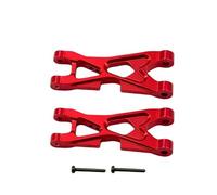 Rc Bras Oscillant pour Losi Micro B/T 1/24 Alliage D'aluminium Bras Suspension Arrière Amélioration Voiture RC Réparation Modification Pièces Accessoires(Red)