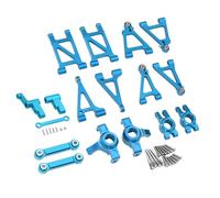 Rc Bras Oscillant pour MJX pour Hyper Go 14303 14302 14301 1/14 Ensemble Direction Avant Arrière Supérieur Bas Kit Bras Oscillant RC Mise À Niveau Réparation Modifier La Pièce(Blue,Set 2)