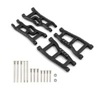 Rc Bras Oscillant pour Traxxas pour Slash 2WD pour VXL pour Nitro pour Rustler pour Raptor 1/10 Nylon Kit Bras Suspension Avant Arrière Voiture RC Pièces Détachées(Black)