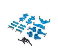 Rc Bras Oscillant Pour WLtoys 284131 K969 K979 K989 K999 P929 P939 1/28 RC Car Parts Mise À Niveau Métal Pour Bras Oscillant Coupelle Direction Biellette Direction Support D'amortisseur(Blue)