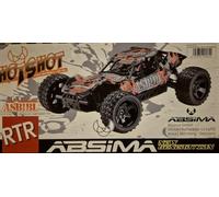RC Buggy Absima Hot Shot Series 12212 Sable Buggy ASB1 1:10 Green Power Voiture miniature électrique Sable Buggy ASB1BL 4WD Brushless RTR Waterproof