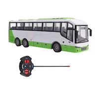 RC Bus pour Enfants, 12,2 Pouces de Ville Télécommandé Électrique Sans Fil, Jouet de Simulation à L'échelle 1:30, Véhicule City Sightseeing Tour (Blanc Vert)