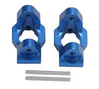 RC C Block Support de moyeu Durable en Alliage d'aluminium pour Voiture RC pour véhicules Traxxas Latrax Teton 1/18 RC 2 pièces Ensemble de pièces de Mise à Niveau Haute (Bleue)