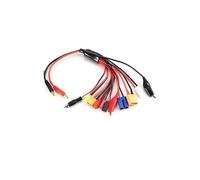 RC Câble adaptateur de batterie 4 en 1/8 en 1/11 en 1 avec Banana/T-Plug/XT30/XT60/XT90/TRX Convertisseur universel pour IMAX B6 B6AC (11 en 1)