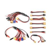 RC Câble adaptateur de batterie 4 en 1/8 en 1/11 en 1 avec Banana/T-Plug/XT30/XT60/XT90/TRX Convertisseur universel pour IMAX B6 B6AC (XT60 femelle vers XT60)