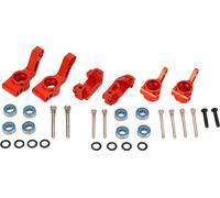 RC Car avant de direction Cup C siège arrière essieu kit pour Traxxas Slash 2WD en alliage d'aluminium mise à niveau rouge