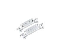 RC Car Cadre Pour Mangniu Pour MN78 1/12 Métal Essieu Arrière Biellette Direction Avant Mécanisme Siège RC Voiture Mises À Niveau Remplacement Réparation(Silver)