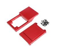 RC Car Cadre Pour MN Pour MN168 Pour MN78 1/12 Cadre Avant Métal Plaque Arrière Châssis Poutre Voiture RC Accessoires Mises À Niveau Remplacement Réparation(Red)