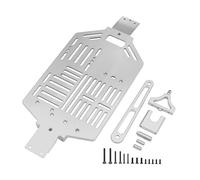 RC Car Cadre Pour SG1603 Pour SG1604 UD1601 UD1602 1/16 Châssis Métal CNC Voiture RC Tout-terrain Véhicules À Chenilles Accessoires Mises À Niveau Remplacement(Silver)