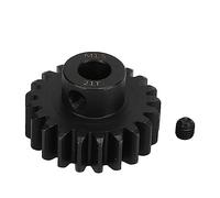 RC Car Gear Gear M5 Set Vis acier durable M1.5 Kit d'engrenage de diamètre d'alésage de 8 mm pour Traxxas 6S 8S 1/5 Modèle de voiture Black (21t)