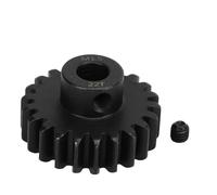 RC Car Gear Gear M5 Set Vis acier durable M1.5 Kit d'engrenage de diamètre d'alésage de 8 mm pour Traxxas 6S 8S 1/5 Modèle de voiture Black (22t)