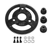 RC Car Gear Kit 48p 76T Big Gear 19T 20T 21T Pignon RC RC Car Engleter pour Traxxas Slash 2WD 1/10 RC CAR