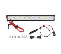 RC Car Light Bar Aluminium Alloy LED Super Bright Toit Lampe Axial Scx10 D90 HPI (115 mm)
