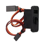 RC Car On Off Switch with JR Plug | High Current Secure Switch for RC Devices/Airplanes/Boats | 22AWG Silicone Wire & Plastic Shell