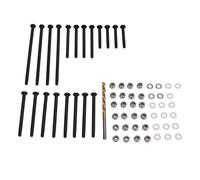 RC Car Suspension Arm Pin 45 Conception hexagonale de mise à niveau en acier pour Traxxas 1/5 6S 8S 1/6 XRT Truck comprend 20 broches 24 écrous 14 O Anneaux 4 Laveuses 1 Punk
