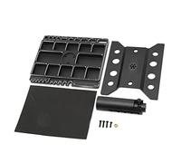 RC Car Work Stand à 360 degrés rotatifs rotatifs verrouillables Hauteur régulière Hauteur en aluminium Station de réparation en alliage pour les voitures modèles RC (Schwarz)