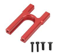 RC CENTRE DIFF MONTRE ALIMINUM ALLIAGE LETTRE POIDS RC MONTRE MONTRE DU CENTRE RC POUR 1/7 1/8 RC CARS (Rouge)