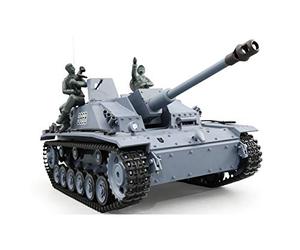 'RC Char "sturmgeschütz III-Stug 3Heng Long 1 : 16Gris, fumée & Sound-avec 2,4GHz