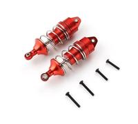 Rc Crawler Amortisseurs pour Arrma pour Vendetta 3S pour Infraction 1/8 2 Pièces 70 Mm Avant Arrière Rempli D'huile en Métal Amortisseurs De Voiture Rc Accessoires De Utilisation(Red)