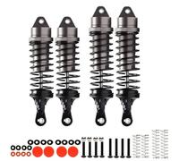 Rc Crawler Amortisseurs pour Arrma pour Vorteks 4WD 3S pour BLX 1/10 Stadium Truck RTR ARA4305V3 ARA330722 ARA330723 Amortisseur Avant Et Arrière en Aluminium(Gray)